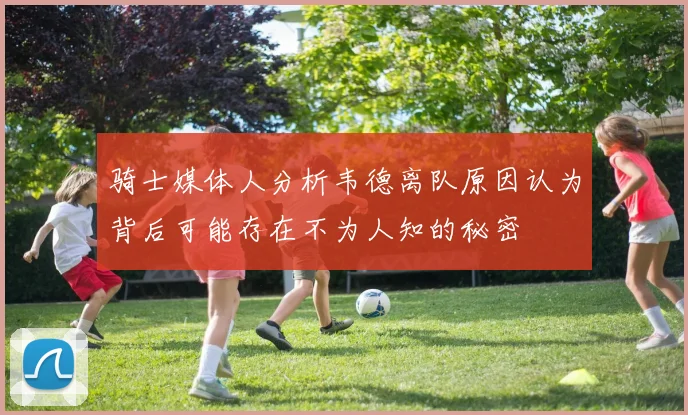 骑士媒体人分析韦德离队原因认为背后可能存在不为人知的秘密